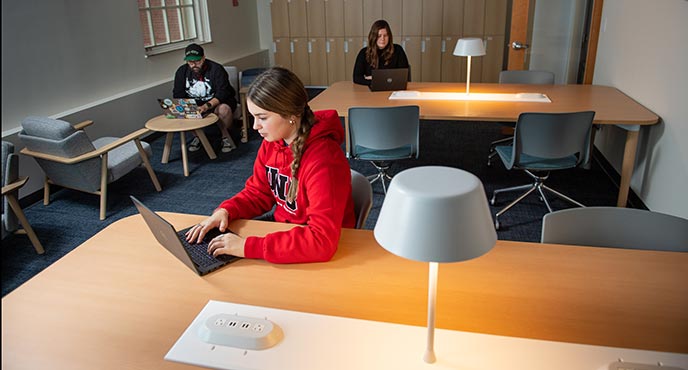 Graduate lounge view